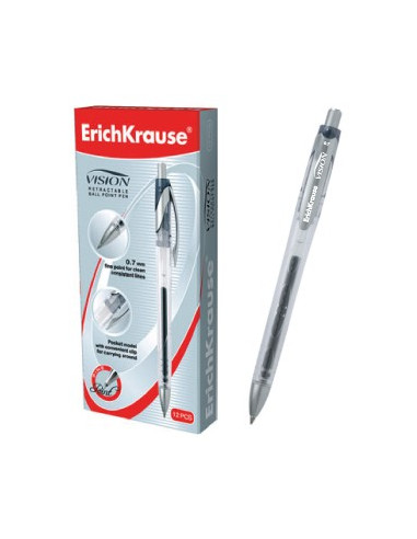 Esferografica Gel EK Vision 0,5 Preto - 1unid