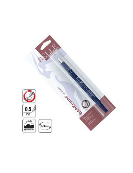Esferografica Gel EK Belle 0,5mm Azul-Bister 1un