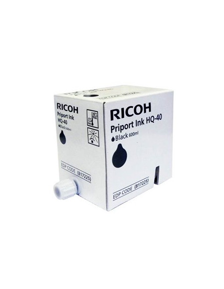 Tinta Ricoh JP4500/DX4542/DX4545 HQ40 Preto Pack 5 unid