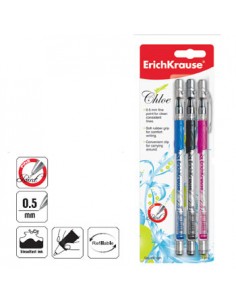Esferografica EK Chloe 0,5  - Blister 3 Cores