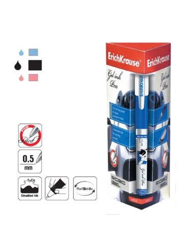 Esferográfica EK Robogel 0,5 Preto Pack 12un