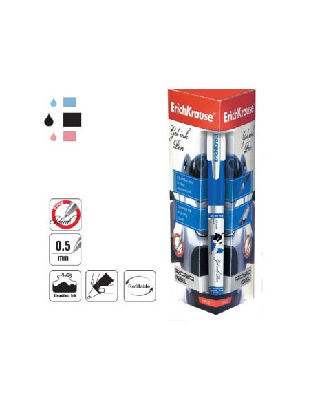 Esferográfica EK Robogel 0,5 Preto Pack 12un