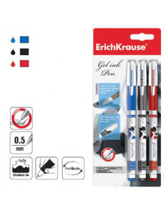 Esferográfica EK Robogel 0,5  - Blister 3 Cores
