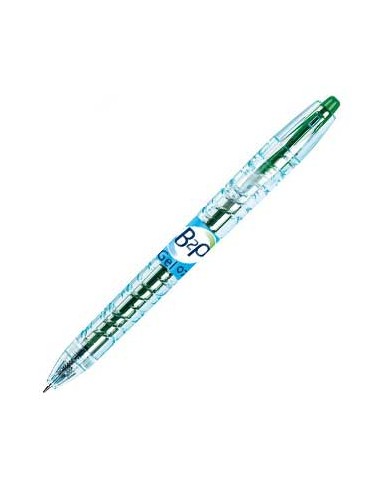 Esferografica Gel Pilot B2P BG 0,7mm Retractil Verde 1u