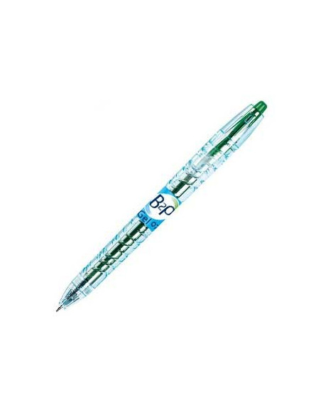 Esferografica Gel Pilot B2P BG 0,7mm Retractil Verde 1u