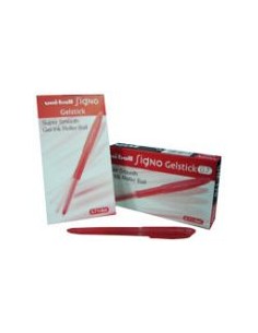 Esferografica Uni Ball Gelstick UM-170 0,7mm Vermelho Cx 12