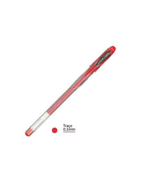 Esferografica UNI  UM120 SIGNO 0,5mm Vermelho -1un