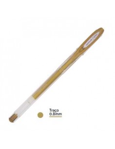 Esferografica Gel Uni UM120NM Signo NobleMetal 0.8mm Ouro-1u