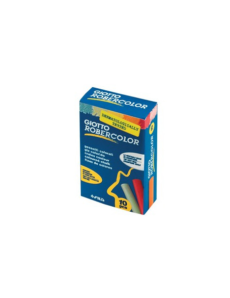Giz Cores Sortidas Giotto Robercolor Cx 10un