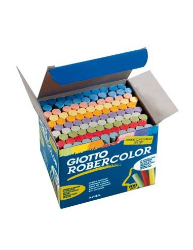 Giz Cores Sortidas Giotto Robercolor Cx 100un