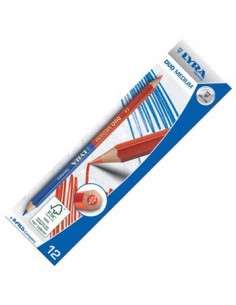 Lapis Bicolor Lyra Duo Medio (Azul/Vermelho) - 1un