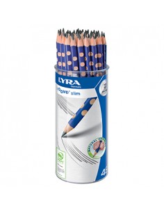Lapis Carvao Nº2-HB Lyra Groove Slim Grafito Copo 48un