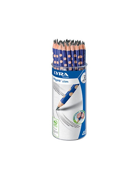 Lapis Carvao Nº2-HB Lyra Groove Slim Grafito Copo 48un