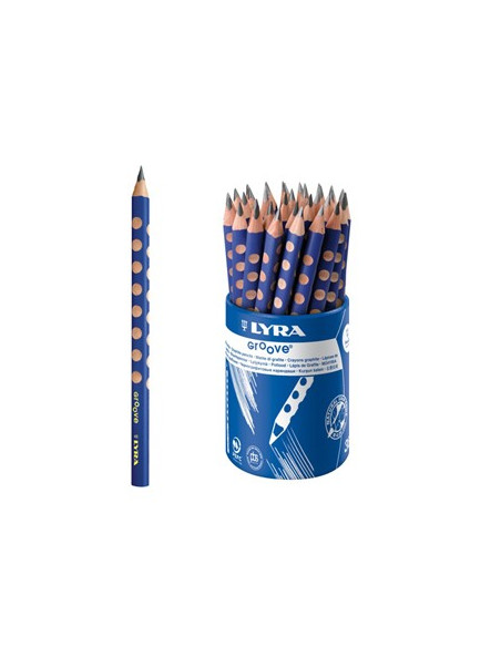 Lapis Carvao Nº2-HB Lyra Groove Grafito Copo 36un