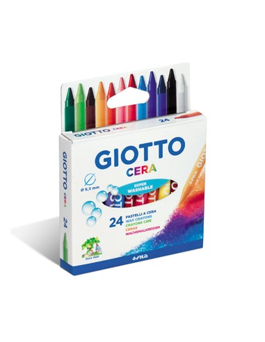 Lapis de Cera Giotto 24 Cores