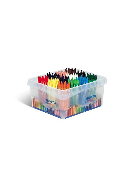 Lapis de Cera Giotto Schoolpack 144un