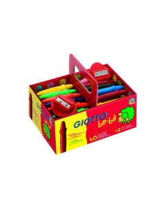 Lapis de Cera Giotto Be-Be Super Schoolpack 40un+ 2 Afia Lap