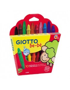 Lapis Cera Giotto Be-Be 10un + 1 Afia Lapis