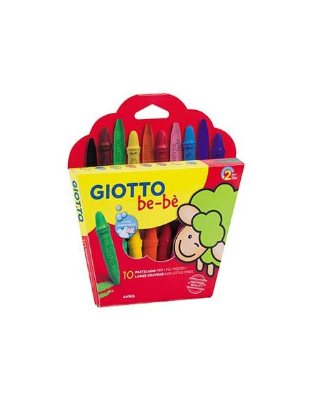 Lapis Cera Giotto Be-Be 10un + 1 Afia Lapis