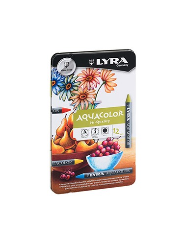 Lapis Cera Lyra Aquacolor Cx Metal 12un