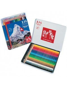 Lapis Cor Caran DAche Prismalo Cx Metalica 18 Cores