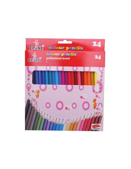Lapis Cor 18cm Epene EP20-1024 Cx Cartao 24un