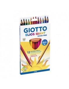 Lapis Cor Giotto Elios Giant Triangular Cx 12un