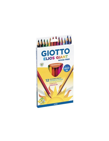 Lapis Cor Giotto Elios Giant Triangular Cx 12un