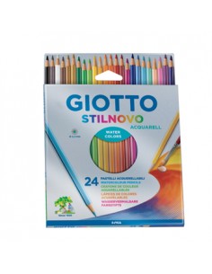 Lapis Cor 18cm Giotto Stilnovo Aguarela Cx Cartao 24un