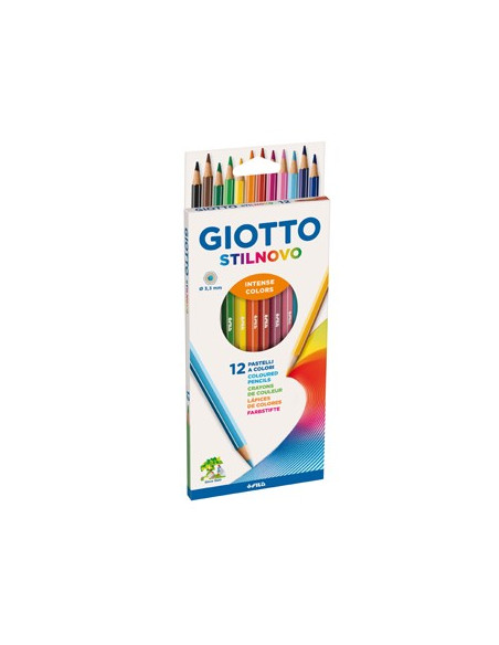Lapis Cor 18cm Giotto Stilnovo Cx Cartao 12un