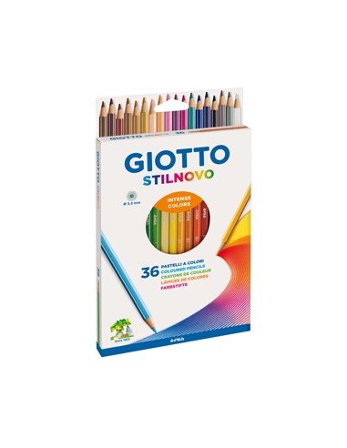 Lapis Cor 18cm Giotto Stilnovo Cx Cartao 36un