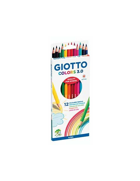 Lapis Cor 18cm Giotto Colors 3.0 Cx Cartao 12un