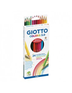 Lapis Cor 18cm Giotto Colors 3.0 Cx Cartao 24un
