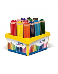 Lápis Cor 18cm Giotto Mega Schoolpack 108un