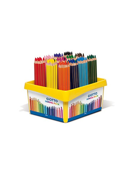 Lápis Cor 18cm Giotto Mega Schoolpack 108un