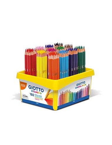 Lápis Cor 18cm Giotto Stilnovo Schoolpack 192un