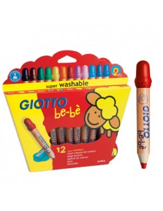 Lapis Cor Giotto Be-Be 12un + 1 Afia Lapis