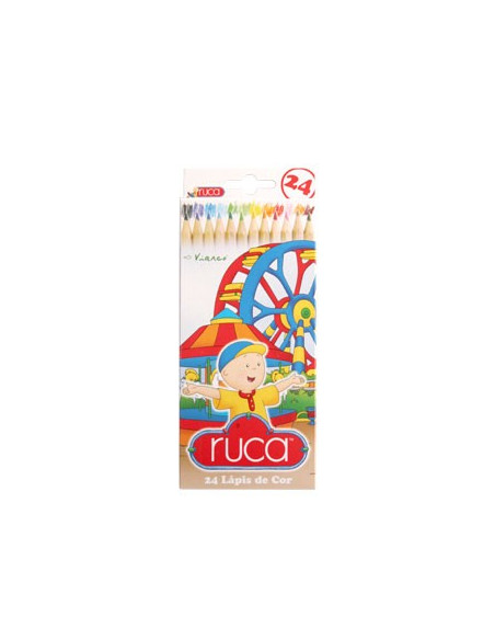 Lapis Cor 18cm Viarco RUCA Cx Cartao 24un