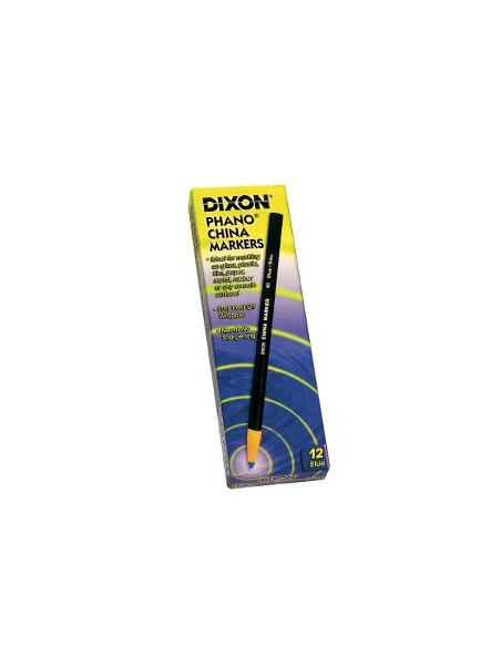 Lapis Dermatografico Dixon Marker Azul Cx 12un