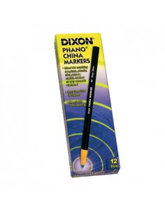 Lapis Dermatografico Dixon Marker Preto Cx 12un