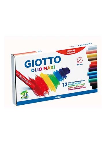 Lápis Pastel a Óleo Giotto Olio 12un