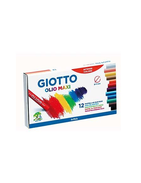 Lápis Pastel a Óleo Giotto Olio 12un