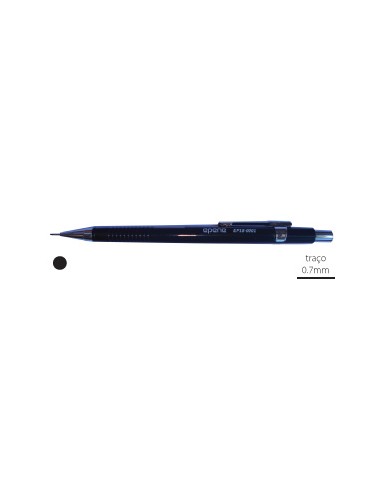 Lapiseira 0,7mm Epene EP18-0001  Preto-1un