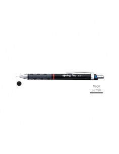 Lapiseira 0,7mm Rotring Tikky II Preto 1un