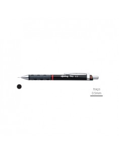Lapiseira 0,5mm Rotring Tikky II  Preto 1un