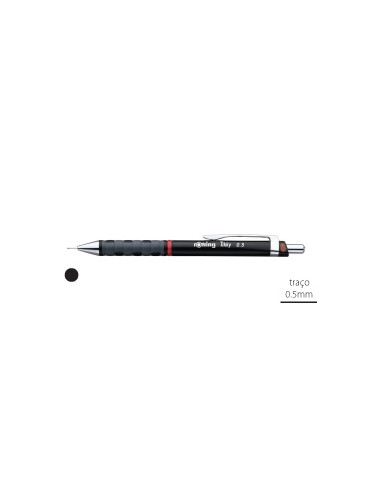 Lapiseira 0,5mm Rotring Tikky II  Preto 1un