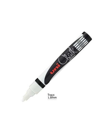 Marcador Resistente Uniball PWE5M ardosia1,8mm Branco -1un