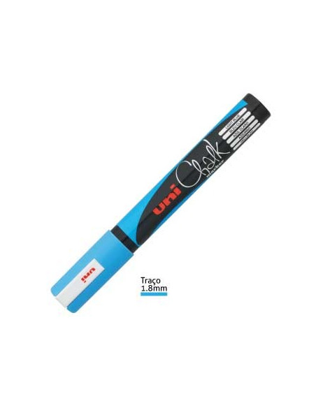 Marcador Resistente Uniball PWE5M ardosia 1,8mm Azul Claro -