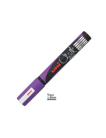 Marcador Resistente Uniball PWE5M ardosia 1,8mm Violeta -1u