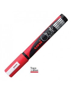 Marcador Resistente Uniball PWE5M ardosia 1,8mm Vermelho -1u
